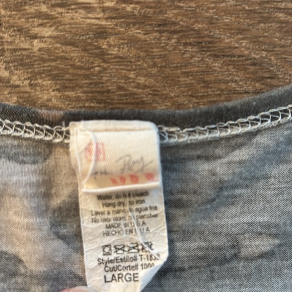 7th Ray Camouflage And Striped Long Sleeve Duster Size Large - Picture 3 of 6